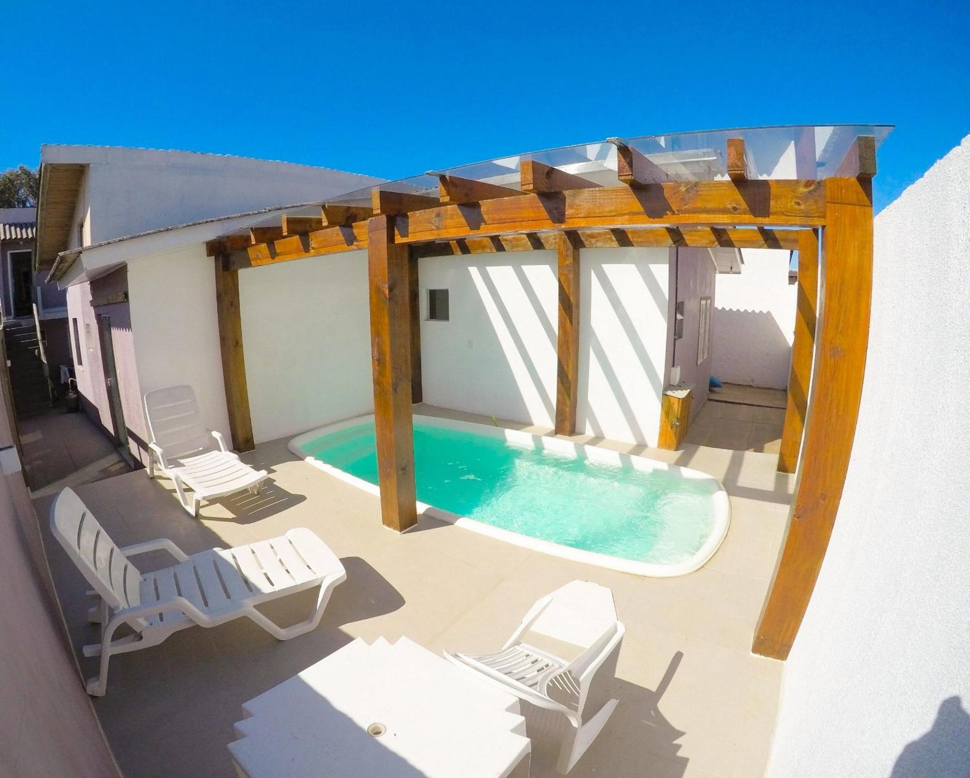 Residencial Da Bia - Casas Com 2 Dorms Na Praia Da Cal Com Piscina Termica Torres Exterior foto